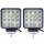Set 2 proiectoare LED auto offroad 48W, 16 LED, 12V-24V