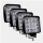 Set 4 proiectoare 16 LED 48W auto OFF-ROAD, IP 67