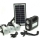 Kit cu panou solar, lanterna, 3 becuri, USB, GDLite GD-8017