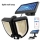 Lampa solara 90 LED, senzor de miscare, telecomanda