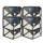 Set 6 x Lampa 100 LED cu panou solar, senzor de miscare