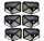 Set 6 x Lampa 100 LED cu panou solar, senzor de miscare