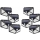 Set 8 x Lampa 100 LED cu panou solar, senzor de miscare