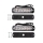 Set 4 x Stroboscop 6 LED, lumina portocalie