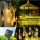 Instalatie solara cu 20 globulete LED Waterdrop, 5 M, lumina calda