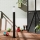 Stalp iluminat exterior, H 100 cm, IP 44, negru