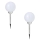 Set 2 x Lampa LED solara Inspire Tahoka, IP 44, 55 cm