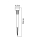 Set 5 x Lampa LED solara, argintie, IP 44, 30 cm