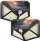 Set 2 x Lampa 100 LED cu panou solar, senzor de miscare