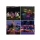 Set 2 x Lampa solara tip Palmier, fibra optica LED RGB