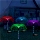 Set 2 x Lampa solara JellyFish RGB, fibra optica