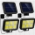 Set 2 x Proiector solar 96 LED, Senzor de miscare, telecomanda