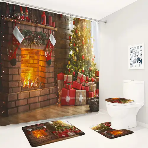 Set baie 2 piese: perdea si covoras, Christmas Gifts