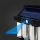 Set 2 x Lampa solara tripla cu senzor de miscare
