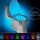 Lampa led pentru vasul de toaleta cu senzor de miscare si 8 lumini