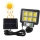 Set 2 x Proiector solar 120 LED 6 COB, Senzor de lumina, Senzor de miscare