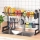 Scurgator de vase deasupra chiuvetei, 65 cm, Negru
