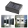 Set 4 x lampa solara 4 LED lumina bidirectionala