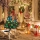 Set 4 x Lampa solara LED de Craciun, brad impodobit 68 cm
