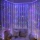 Instalatie Perdea LED 3x3 Metri, 300 LED, 8 Moduri de Iluminare, Multicolor
