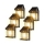 Set 6 x Lampa solara de perete, senzor de miscare, LED 3W
