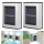 Set 2 lampi solare LED, lumina bidirectionala, Alb cald, Argintiu, IP 55