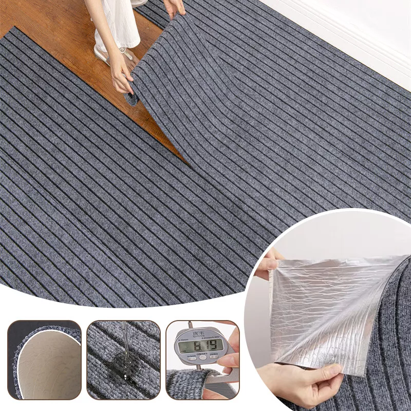 Covor adeziv 45x300 cm, Gri 