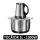 Tocator electric din Inox, capacitate 5 Litri, 500 W, 5 lame