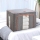 Set 3 cutii pliabile pentru depozitare, 24L, 66L, 100L, Gri