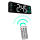 Ceas de perete digital LED, afisaj mare, control la distanta