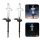 Set 2 x Cruce solara LED pentru mormant