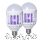 Set 4 x Bec antiinsecte, lampa UV impotriva tantarilor