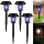 Set 4 x Lampa solara antitantari cu lumina UV