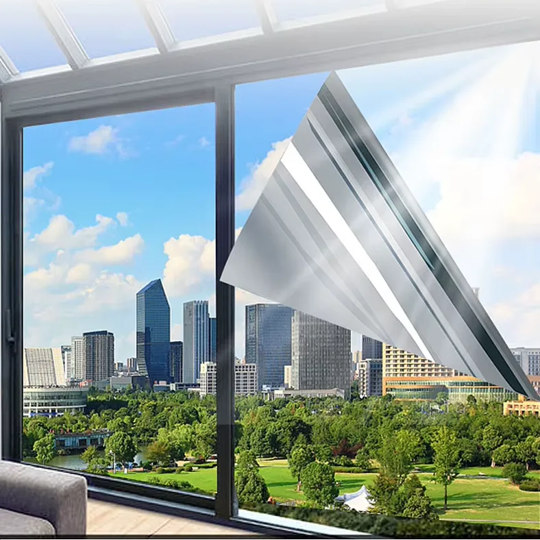 Set 2 x Autocolant geamuri 300 x 75 cm, protectie UV, kit montaj inclus