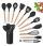 Set 12 ustensile din silicon, pentru gatit - Negru