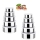 Set 10 caserole metalice cu capace din plastic