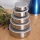 Set 15 caserole metalice cu capace din plastic