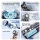 Ventilator 3000 mAh cu mini turbina ajustabila, design transparent