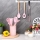 Set 12 ustensile din silicon, pentru gatit - Roz