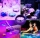 Set 4 lampi LED RGB, cu telecomanda, Waterproof