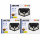 Set 3 x Lampa solara 100 LED Jortan, senzor de miscare