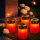 Set 4 x Candela solara LED, lumanare cu efect de flacara