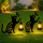 Set 2 x Lampa solara de gradina, decoratiune metalica, Pisica