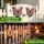 Lampa solara Butterfly, decoratiune metalica