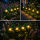 Set 4 lampi solare LED pentru gradina, metal, Albinute 3D
