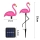Set 3 x Lampa solara pentru gradina, Flamingo IP 44