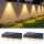 Set 2 x lampa solara de perete, Alb cald