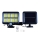 Set 2 x Proiector solar 160 LED 8 COB, Senzor de lumina si miscare