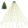 Instalatie brad Craciun 400 LED cu inel, 2 M x 16 coloane, Alb cald