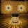 Set 4 x Lampa solara Mandala Alb cald